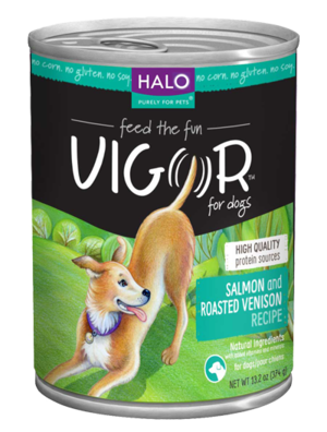 Halo Vigor Salmon and Roasted Venison Recipe