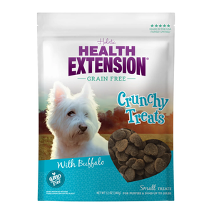 Health Extension Crunchy Treats With Buffalo For Small Dogs