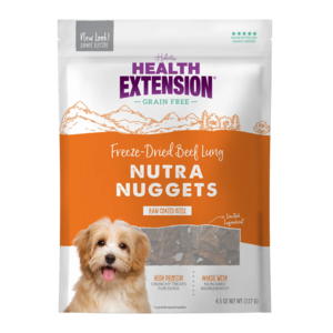 Health Extension Raw Coated Bites Nutra Nuggets (Freeze-Dried Beef Lung)