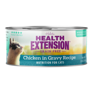 Health Extension Grain Free Canned Cat Food Chicken In Gravy Recipe