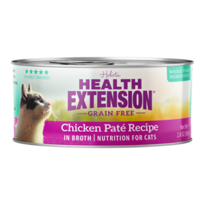 Health Extension Grain Free Canned Cat Food Chicken Pate Recipe In Broth