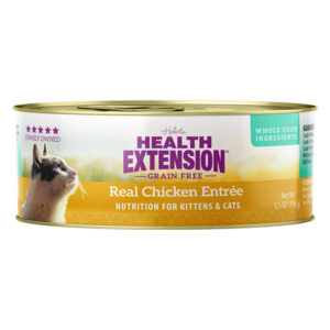 Health Extension Grain Free Canned Cat Food Real Chicken Entree