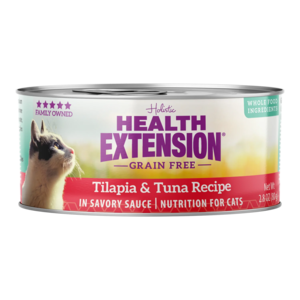 Health Extension Grain Free Canned Cat Food Tilapia & Tuna Recipe In Savory Sauce