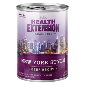 Health Extension Grain Free Canned Dog Food New York Style Beef Recipe