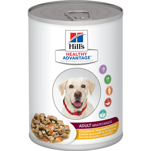 Hill's Healthy Advantage Wet Dog Food Chicken & Vegetable Entree For Adult Dogs
