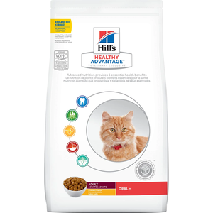 Hill's Healthy Advantage Dry Cat Food Chicken Flavor For Adult Cats (Oral +)