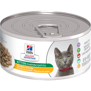 Hill's Healthy Advantage Wet Cat Food Chicken Entree For Kittens