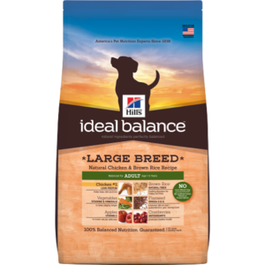 Hill's Ideal Balance Large Breed Adult Natural Chicken & Brown Rice Recipe