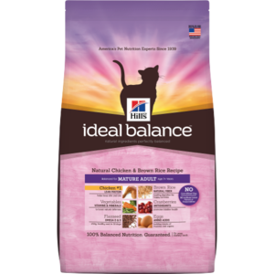 Hill's Ideal Balance Mature Adult Natural Chicken & Brown Rice Recipe