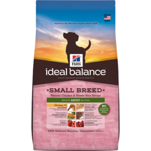 Hill's Ideal Balance Small Breed Adult Natural Chicken & Brown Rice Recipe