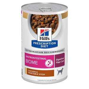 Hill's Prescription Diet Gastrointestinal Biome Digestive/Fiber Care Chicken & Vegetable Stew For Dogs