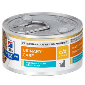 Hill's Prescription Diet Urinary Care c/d Multicare Vegetable, Tuna & Rice Stew