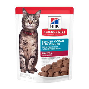 Hill's Science Diet Adult Tender Ocean Fish Dinner (Pouch)