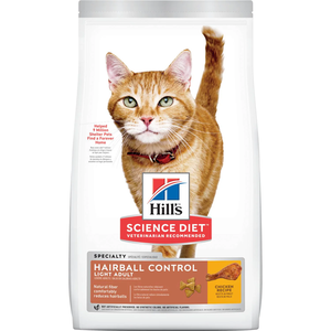 Hill's Science Diet Hairball Control Light Adult Chicken Recipe