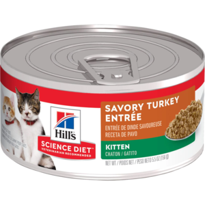 Hill's Science Diet Kitten Savory Turkey Entree