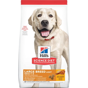 Hill's Science Diet Large Breed Light Adult With Chicken Meal & Barley