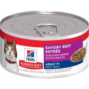 Hill's Science Diet Adult 7+ Savory Beef Entree