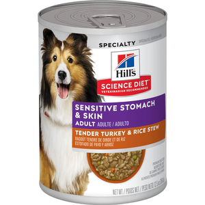 Hill's Science Diet Sensitive Stomach & Skin Adult Tender Turkey & Rice Stew
