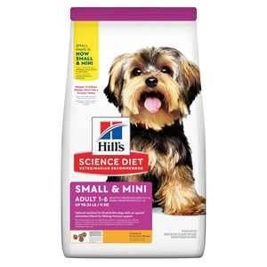 Hill's Science Diet Small & Mini Chicken & Brown Rice Recipe For Adult Dogs
