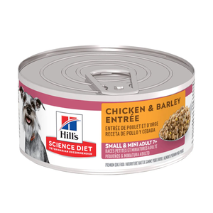 Hill's Science Diet Small & Mini Adult 7+ Chicken & Barley Entree
