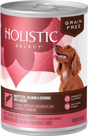 Holistic Select Grain Free Canned Whitefish, Salmon & Herring Pate Recipe
