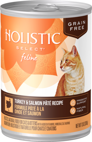 Holistic Select Grain Free Canned Turkey & Salmon Pate Recipe