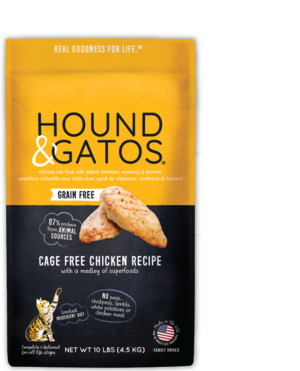 Hound & Gatos Grain Free Cage Free Chicken Recipe For Cats