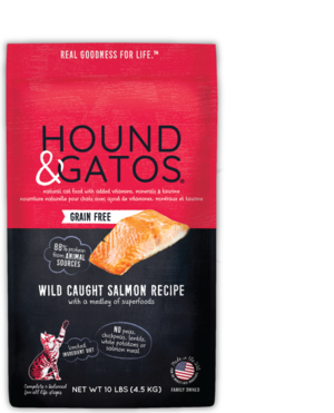 Hound & Gatos Grain Free Wild Caught Salmon Recipe For Cats