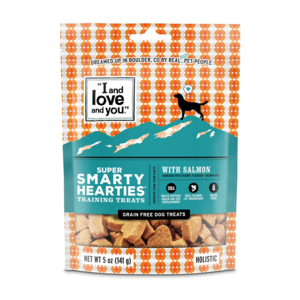 I and Love and You Training Treats Super Smarty Hearties With Salmon