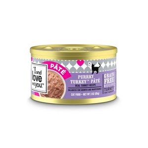 I and Love and You Wet Cat Food Purrky Turkey Pate