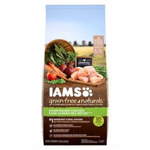 Iams Grain Free Naturals Farm-Raised Chicken and Garden Pea Recipe