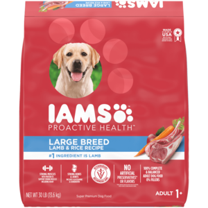 Iams Proactive Health Lamb & Rice Recipe For Large Breed Adult Dogs