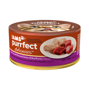 Iams Purrfect Delights Select Cuts With Roasted Chicken & Beef Entree In Gravy