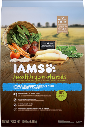 Iams Healthy Naturals Wild-Caught Ocean Fish and Rice Recipe