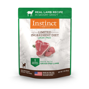 Instinct Limited Ingredient Diet Real Lamb Recipe In Savory Gravy For Dogs