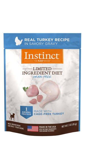 Instinct Limited Ingredient Diet Real Turkey Recipe In Savory Gravy For Dogs