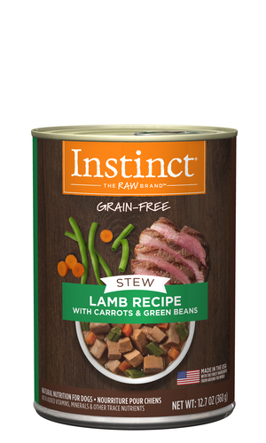 Instinct Original Canned Stew Lamb Recipe With Carrots & Green Beans