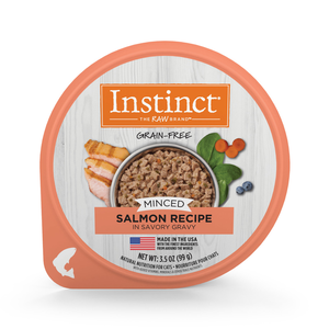 Instinct Original Minced Salmon Recipe In Savory Gravy