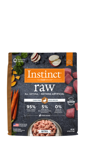Instinct Raw Bites Duck Recipe