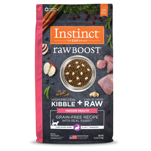 Instinct Raw Boost Indoor Health Grain-Free Recipe With Real Rabbit