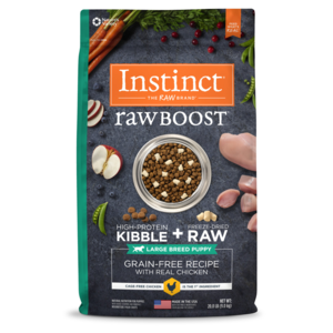 Instinct Raw Boost Grain-Free Recipe With Real Chicken For Large Breed Puppies