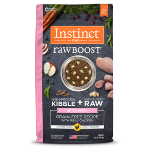 Instinct Raw Boost Grain-Free Recipe With Real Chicken For Toy Breed Dogs