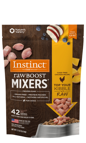 Instinct Raw Boost Mixers (Frozen) Chicken Recipe