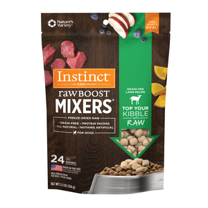 Instinct Raw Boost Mixers Grass-Fed Lamb Recipe