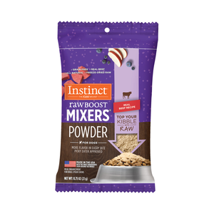 Instinct Raw Boost Mixers Powder Real Beef Recipe