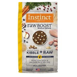 Instinct Raw Boost Real Chicken & Brown Rice Recipe (Whole Grain)