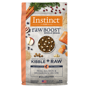 Instinct Raw Boost Real Salmon & Brown Rice Recipe (Whole Grain)