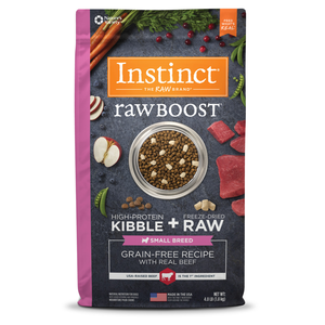 Instinct Raw Boost Small Breed Grain-Free Recipe With Real Beef