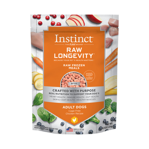 Instinct Raw Longevity (Frozen) Cage-Free Chicken Recipe (Bites) For Adult Dogs