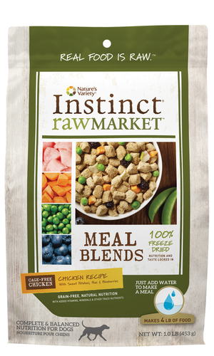 Instinct Raw Market Meal Blends Chicken Recipe With Sweet Potatoes, Peas & Blueberries